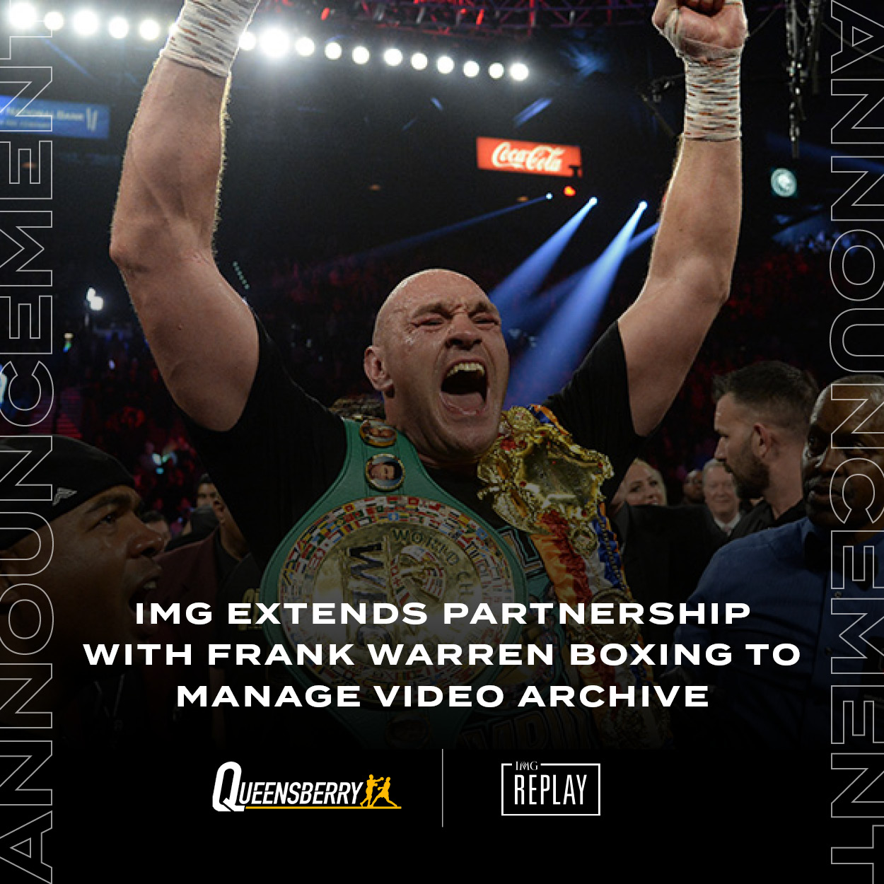 Frank Warren and IMG extend exclusive video archive partnership